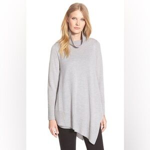 Eileen Fisher Poncho Style Merino Jersey Sweater - Size XXS